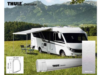 Markýza TO5200 motorová 12V - 3,55m šedá