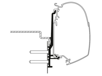 Adaptér Knaus Tourer pro TO5200 - 3 m