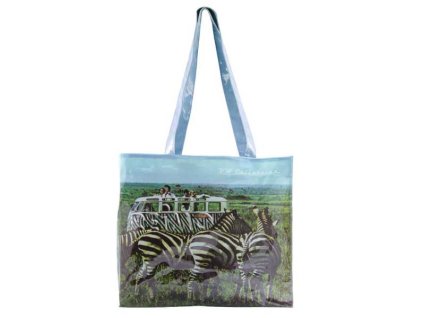 VWCollection T1 Bulli Bus Shopper - Taška PVC - Safari