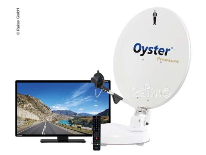 Oyster® 85 TWIN SKEW Premium satelitní anténa včetně 19" televizoru Oyster®