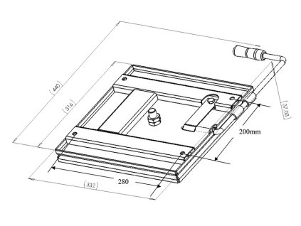 Univerzální otočná konzole pro sedadla Sportscraft