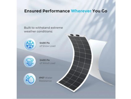 Renogy flexibilní monokrystalický solární panel 100W | Záruka 5 let | IP 67