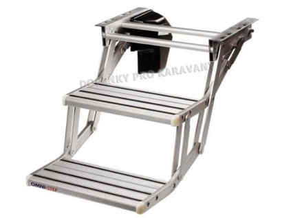 Výsuvné schůdky Double Step 12V (Typ Double Step 440, Šířka Celková šířka 501 mm, šířka schodu 446 mm)