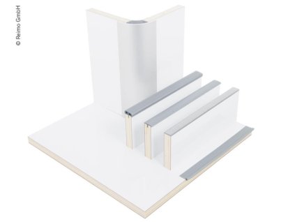 Nábytková deska - Bílá lesk (Rozměr 120x240cm)