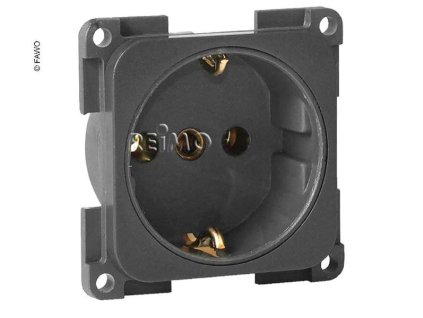 Zásuvka Presto 230V (Barva Šedá)