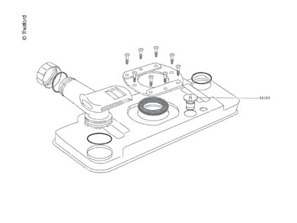 PP C2-2 Ovladač víka odpadní nádrže