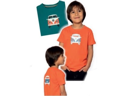 Tričko dětské VW Bulli (Barva Modrá, Rozměr 92 - 98)