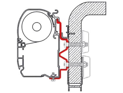 Adaptér F1/F45i/F45iL (Rozměr 300cm)