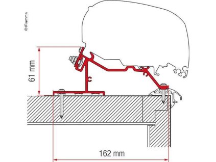 Adaptér F65L/F80S (Rozměr 290cm)