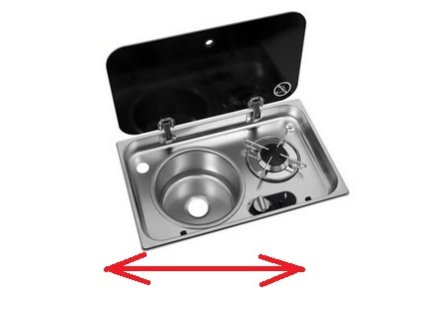 Carbest Kombinace vařič/dřez