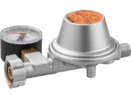 Regulátor tlaku s manometrem - 50 mbar - Švýcarsko