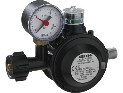 Regulátor nízkého tlaku typu EN61-DS - 50 mbar