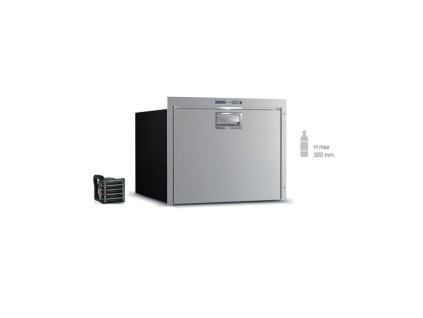 Zásuvková lednice DW70 BTX - 75l