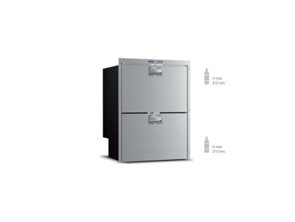 Dvojitá chladicí zásuvka DW 180 RFX - 144l