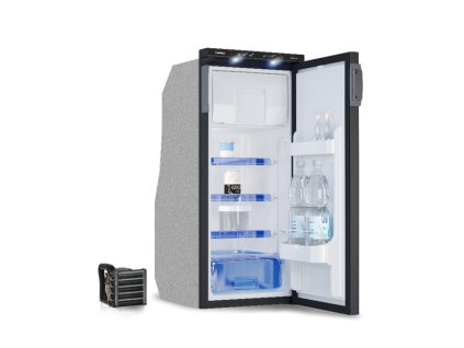 Kompresorová lednice SLIM90 CHR - 80 + 10l - Černá