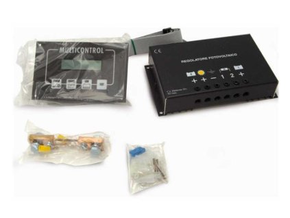 Multicontrol solární regulátor a ukazatel baterie