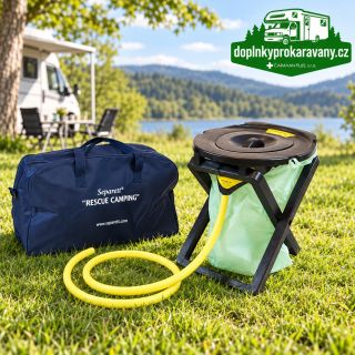 🚐 Toaleta Rescue Camping 25 Praktické hygienické zázemí na cestách, na dovolené i při kempování. Pohodlí, které oceníte,...