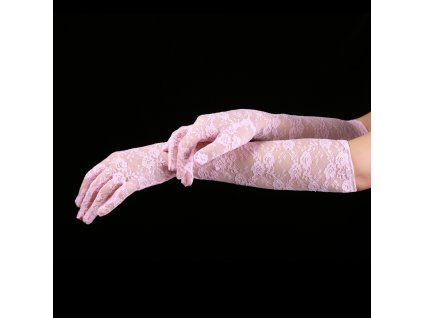 Dámské společenské rukavice 43cm