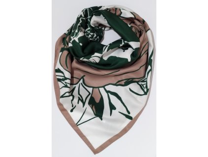 Dámský šátek vzorovaný 90x90