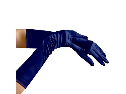 modrá saténová 38 сm