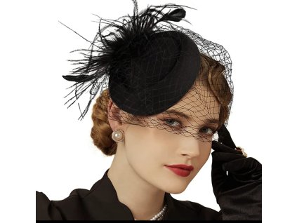 fasinato klobouček závoj