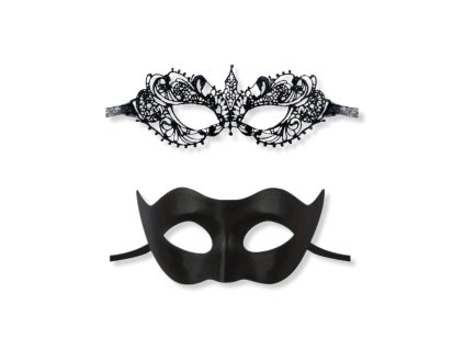 Maska na oči pro páry - černá
