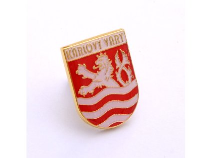 Odznak KARLOVY VARY-Odznak-ČESKA REPUBLIKA-ČESKY ODZNAK-PINS CZECH REPUBLIC-Státní symbol ČR-ERB KARLOVY VARY