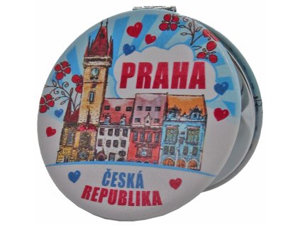 Malé skládací zrcátko do kabelky