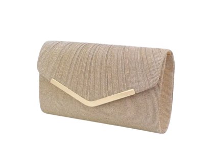 Kabelka - psaníčko zlatá