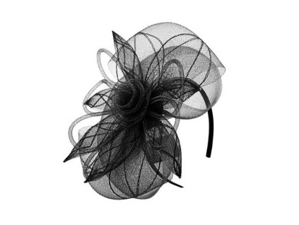 Dámský fascinátor černý