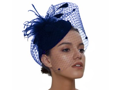 Dámský fascinátor se závojem