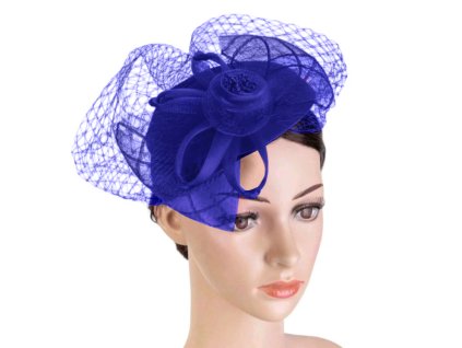 Dámský fascinátor modra