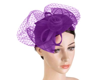 Dámský fascinátor fialova