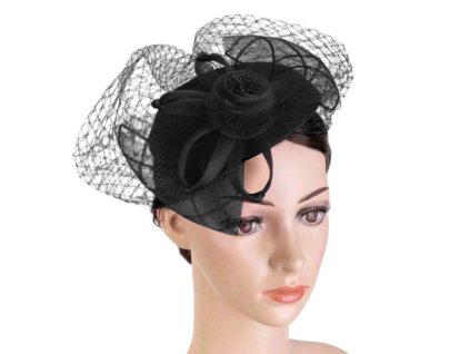 Dámský fascinátor černa