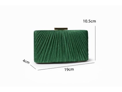 Kabelka - psaníčko zelené