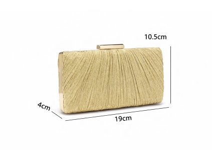 Kabelka - psaníčko zlaté