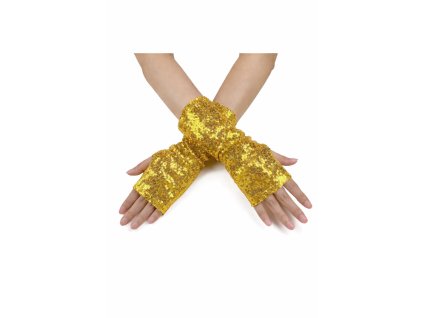 Flitrové rukavice bez prstů