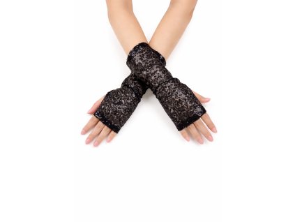 Flitrové rukavice bez prstů