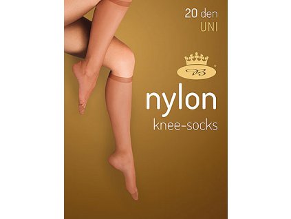 podkolenky NYLONknee-socks 20 DEN / 2 páry (Barva daino, Velikost uni)