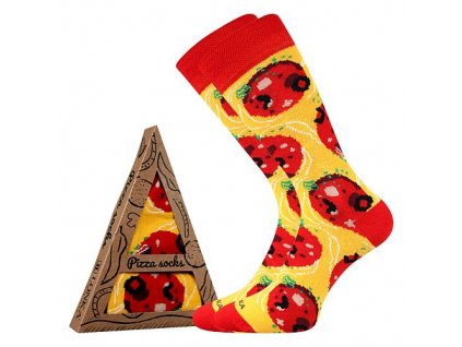 ponožky Pizza (Barva hawaii, Velikost pánská 42-45)