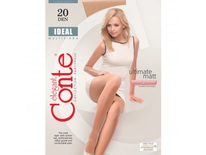 Punčocháče CONTE Elegant IDEAL 20 DEN béžová (Barva béžová, Velikost 5)