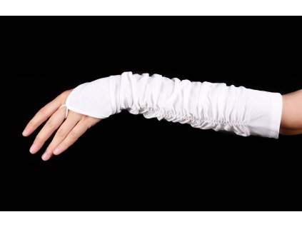 Společenské rukavice dlouhé HANINA (Barva černá, Délka 37, Velikost UNI)