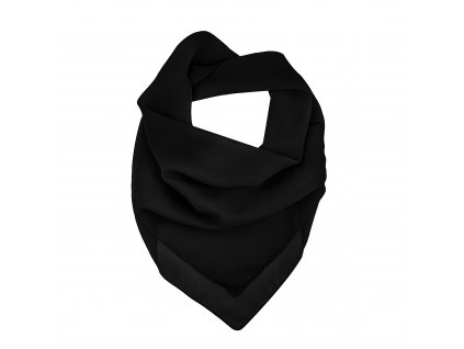 Dámský šátek letní černý jednobarevný  440001 90