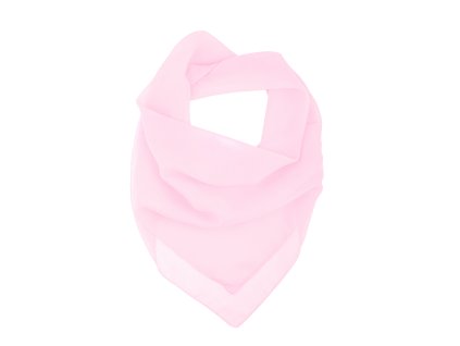 Dámský šátek letní světle růžový jednobarevný  440001 33