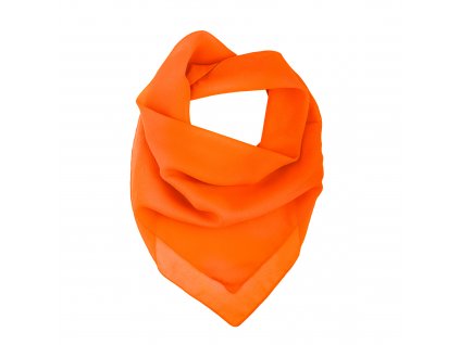 Dámský šátek letní oranžový jednobarevný  440001 34