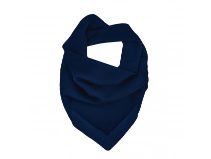 Dámský šátek letní tmavé modrý jednobarevný  440001 51