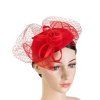 Dámský fascinátor červená