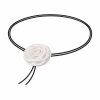 Elegantní květinový choker Rose – bílý