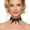 Elegantní krajkový choker Noir