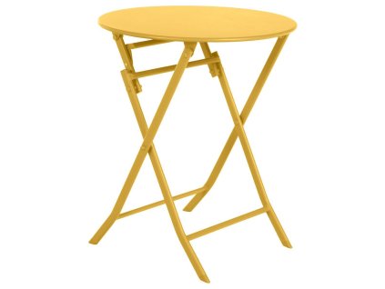Kulatý stůl Greensboro - žlutý